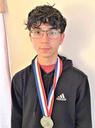 DHS senior Pablo Perez has advanced to the State UIL competition set for May 13 in Austin. He placed second in mathematics at the April 26-27, Regional competition held in Abilene, which qualified him for the state event. The only state qualifier this year from DHS, he is the son of Robert Perez and the late Astrid Perez.