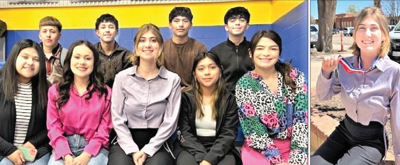 Hart High School- UIL Academic Meet at South Plains College. The Calculator Applications Team placed third. Olivia Pearson placed second in Poetry and is advancing to Regionals.