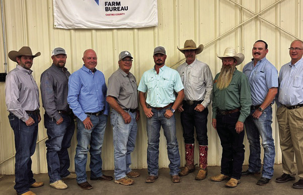 Jason Wooten-President, Dennis Underwood, Codi Cleavinger, Norman Gerber, Carson Drennan, Coby Summers, Matt Gfeller, Mason Kleman and Jason Cantrell-Agency Manager.