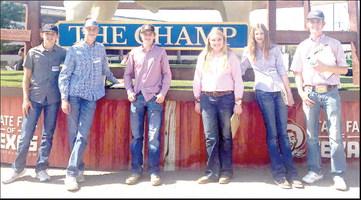 Nazareth Livestock Judging Team at the Heart O’ Texas Fair &amp; Rodeo in Waco. Livestock judging results – The Naz team placed 14th out of 106 teams. Daniel Schacher, 21st overall, Jack Welps, Tanner Wethington, Alishia Osterkamp, Emily Durbin and Jett Ramaekers. The team was set to compete at the Texas State Fair this week.
