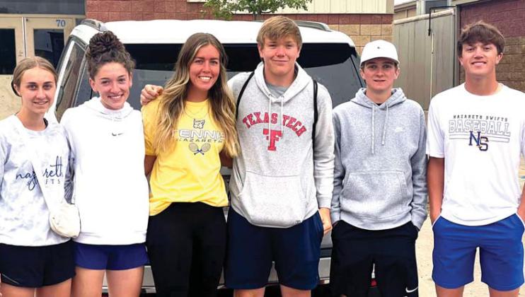 Naz tennis competes at state
