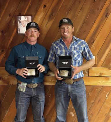 Team Roping Champions Hadley Albracht and Cameron McCarley