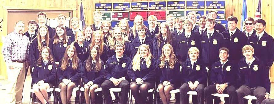 The Nazareth FFA Chapter held its banquet on May 10