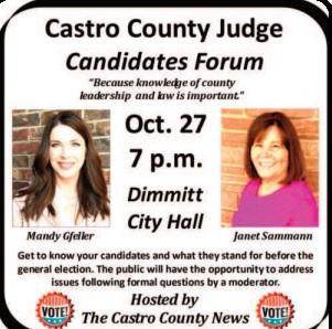 Castro County News to host candidate forum