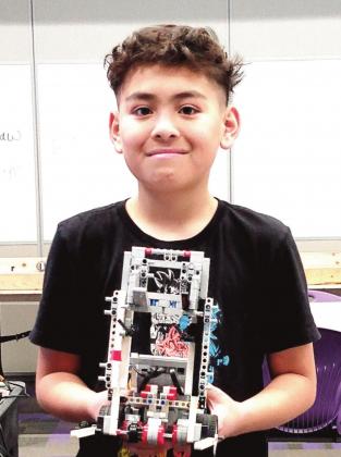 Dimmitt elementary ACE robotics Caimy Carrasco and Isaiah Flores competed at the TT GEAR contest.