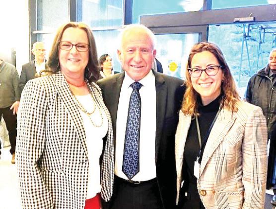 Laura Hart, from Hart, Texas, represented the state of Texas as a woman in agriculture at the BARD 45th Anniversary in Washington D.C. The U.S.-Israel Binational Agricultural Research &amp;amp; Development Fund is a competitive funding program supporting collaborative research. Hart is shown with Israeli Minister of Agriculture and Rural Development, Avi Dichter, and Meital Stavincky.