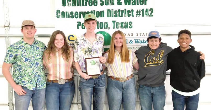 The Nazareth FFA Homesite judging team placed second at the Ochiltree County SWCD contest. Members of the team are Dayson Schacher, Maddie Leochner, Payton Durbin, Jaycee Pigg, Harrison Meador and Max Snead.