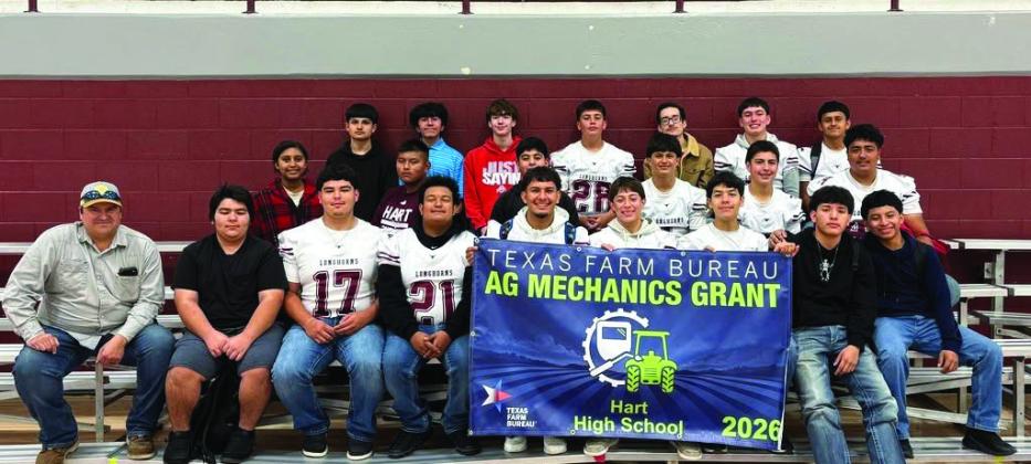 Hart ISD Awarded $2,500 Texas Farm Bureau Ag Mechanics Grant