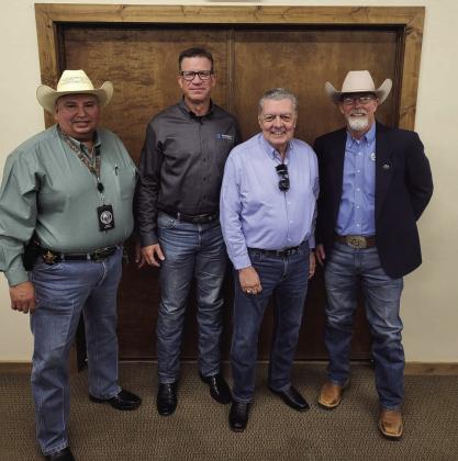 Castro County Sheriff’s Office had the honor to host the Texas Panhandle Peace Officers Association meeting in Dimmitt at the West Texas Coffee Shop. There were over 30 plus law enforcement officers from the Panhandle in attendance. The meal was provided by Luoe Mendoza and staff. Retired Texas Ranger Todd Snyder who works for Correct Solutions was in attendance.