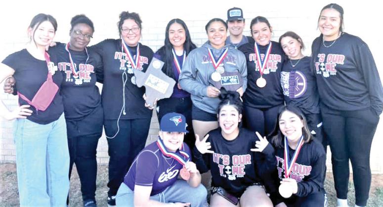 The Dimmitt Bobbies Powerlifting teams won a Regional team first place (Unequipped Division) and a team second place in the Equipped Division this past weekend at THSWPA Regional championships. The teams are coached Ruby Romero.