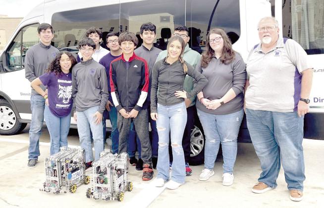 Dimmitt High School Robotics Rookie Team won the meet/scrimmage at Marcus High School in Flower Mound. The second team was number 20 out of 31 schools participating. Dimmitt teams competing were Bobcat Robotics 12398 and Robocats 13755.