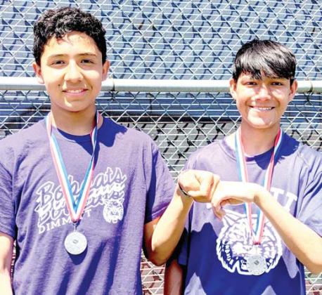 DMS 7th grade boys tennis doubles team Joshua Gonzales and Jett Everett placed second at the Muleshoe tourney.