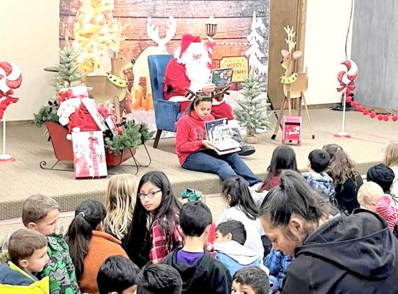 West Texas Coffee hosted fun for the area children with Santa Claus as a part of the Chamber of Commerce Parade of Lights last Thursday.