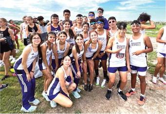 Dimmitt High School and Middle School cross country athletes