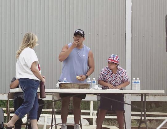 Hotdog eating contest