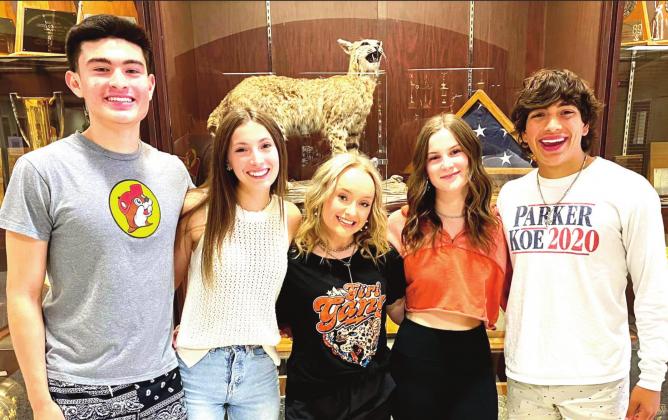 Dimmitt High School selected its 2022-23 Student Council Board officers. Audrey Wooten will serve as president. Serving as vice presidents are Ivan Moreno, Anna Wooten, Klancy Bruton and Will VanZee.