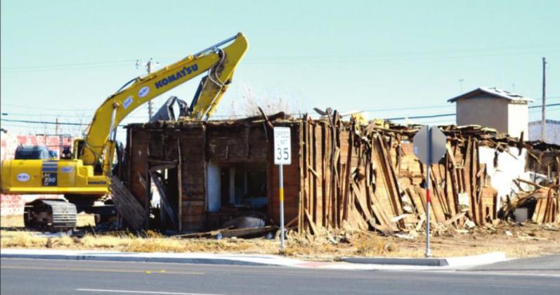 Demolition of old
