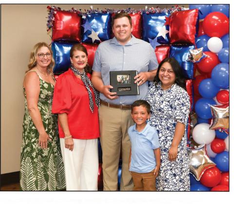 Jason and Nelly Wade were recognized for their contribution to Swisher County 4-H