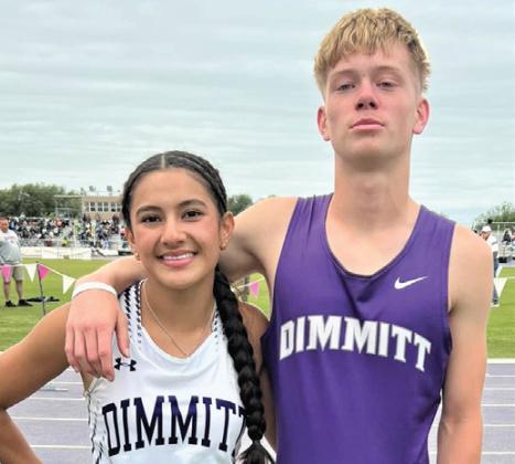 UIL 3A Region 1 – DHS Lily Rodriguez, ninth place in the 200-meter dash; and Daegan Robertson, 14th place in 300-meter hurdles with a time of 42.56.
