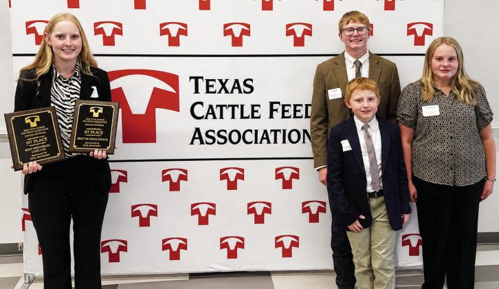 Four Nazareth FFA members competed in the TCFA commercial steer contest last week and their hard work over the summer months paid off. Junior Division Top Carcass Kennedy Wilhelm Top Pen - Kennedy Wilhelm . Senior Division Top Test Score (3 way tie) - Pierce Wilhelm 2nd Place Carcass - Pierce Wilhelm 2nd Place Pen - Pierce Wilhelm Top 6 (made it final interview) - Pierce Wilhelm