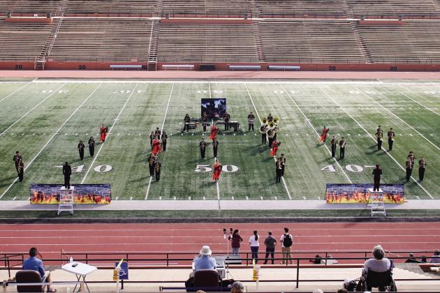 Tulia Fightin’ Hornet Band competed in marching contest in Amarillo at Dick Bivens Stadium on Saturday. UIL Marching Contest will be October 17th in Amarillo.