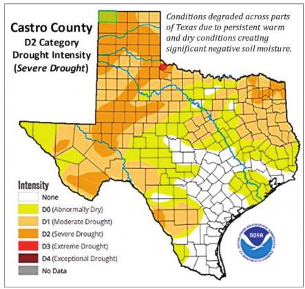 Drought in county expands, intensifies