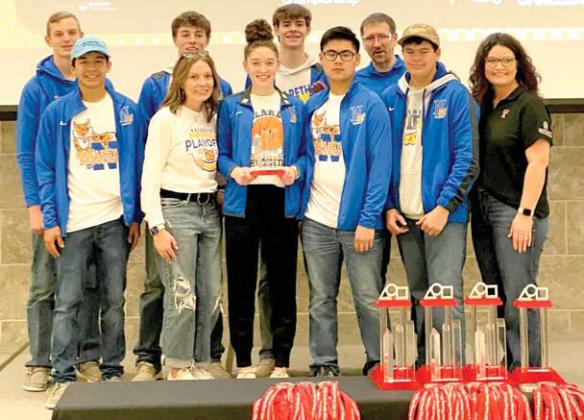 Nazareth Team #16617 was represented by Chloe Birkenfeld, Tanner Birkenfeld, Luke Schulte, Aiden Chea, Harrison Meador, Adrian Rios, and Spencer Acker. The team is coached by Robert O’Conner and Heather Birkenfeld.