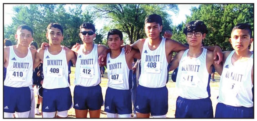 (Photo above right) Dimmitt Varsity XC Bobcats earned a team second place at the Plainview Invitational Cross Country Meet this weekend.