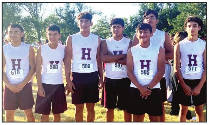 Hart varsity boys placed seventh as a team at the Plainview XC meet.