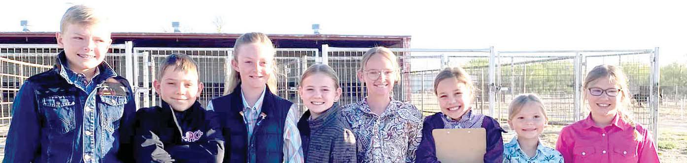 Castro County 4-H Horse Judging teams #1 and #2 competed last Friday