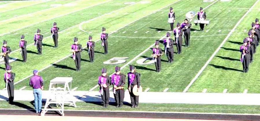 The Dimmitt High School marching band earned at Division 1 ranking at contest.