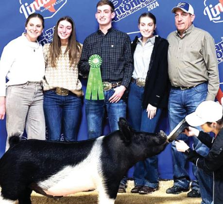 Nazareth Jett Ramaekers placed 6th with his Dark Cross and made the sale at the San Antonio Livestock Show.
