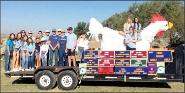Nazareth FFA came through with another great float for the parade this past weekend. Naz ISD kicked off Homecoming week beginning on Monday.