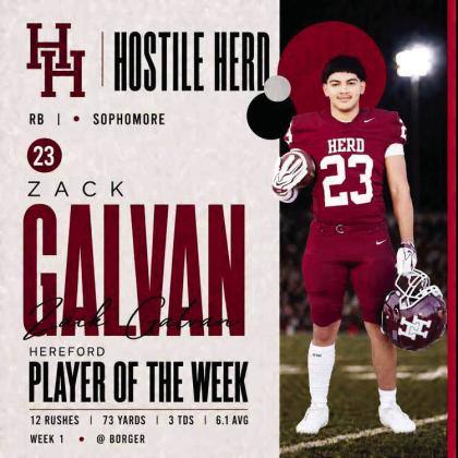 HERD PLAYERS OF THE GAME