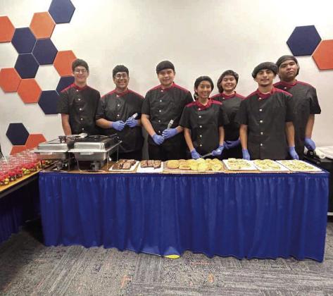 Hereford High School Culinary Arts students (above) had the honor of being invited to cook for Region 16’s 60th Anniversary Celebration Aug. 28. They put their skills to work and served up a delicious breakfast for everyone in attendance!