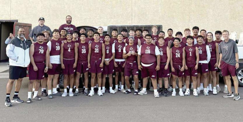 Last week a Hereford ISD family lost their home and belongings in a fire. The Hereford community response to help the family was overwhelming. Clothes, furniture, household items, monetary donations and so much more came pouring in from people who simply wanted to help a family in need. After practice last week, Herd football players and coaches stepped in to help with the next part. They loaded up the donated items, delivered them to the family and helped set everything up in their home. Thanks guys!