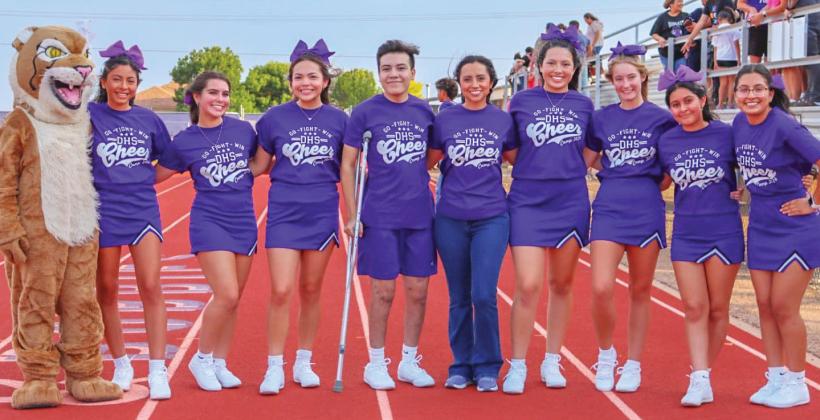 The DHS Cheerleaders got a great warm up at Meet the Bobbies &amp;amp; Bobbies and at scrimmages before the athletic season gets underway. (photo courtesy of DISD/Dimmitt Sports Media)