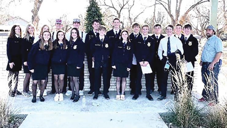 Nazareth FFA Chapter won the Single Teacher LDE Sweepstakes and Reserve Sweepstakes for the entire area at the Area competition this past weekend. Grady McAlister, Chloe Birkenfeld and Kari Schulte advanced to the State LDE contest.