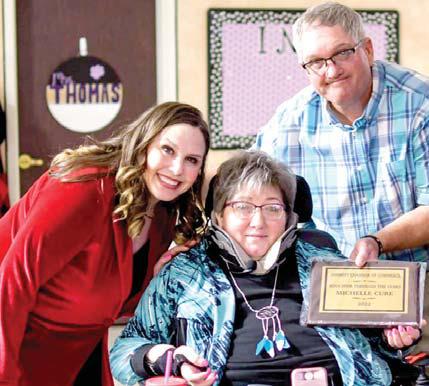 Michele Cure was named Educator Through the Years