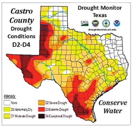 Drought intensifies in Texas