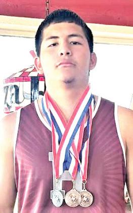 Hart High School Ely Hernandez placed second in the Area discus throw.