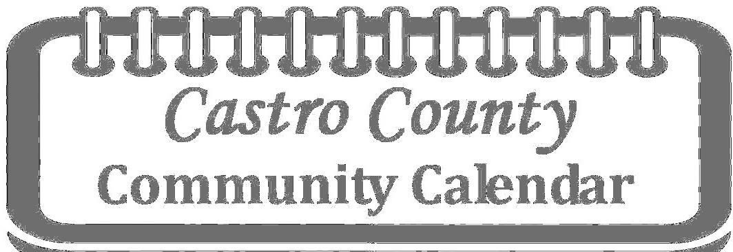 Castro County Community Calendar