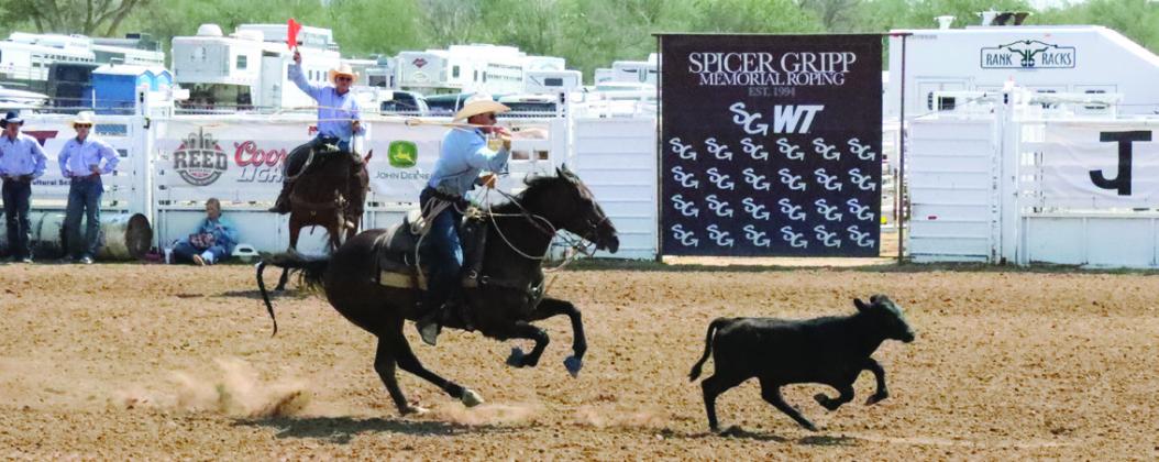 The Spicer Gripp Memorial Roping is one of the biggest annual events in Hereford and in the Texas Panhandle. (BRAND photo)