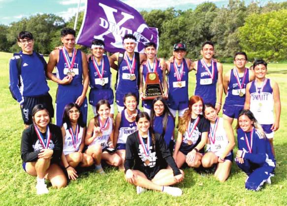 Both Dimmitt High School cross county teams qualified to compete at the Regional Meet in Lubbock after the Bobcats placed first in District. And the Bobbies placing third. The Regional meet saw the Bobcats with a 7th team placing and the Bobbies with a 22nd.