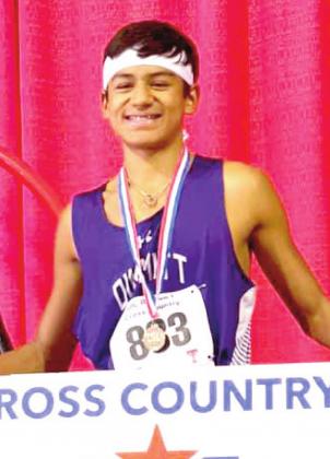DHS XC Azariah Gonzalez will be headed to the State Cross Country Meet in Round Rock on Nov. 5.
