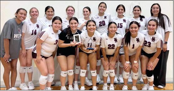 The Lady Whitefaces won the Silver Bracket of the Frenship Tournament last weekend. This week the team hosted Vega last night and play at Bushland Saturday.