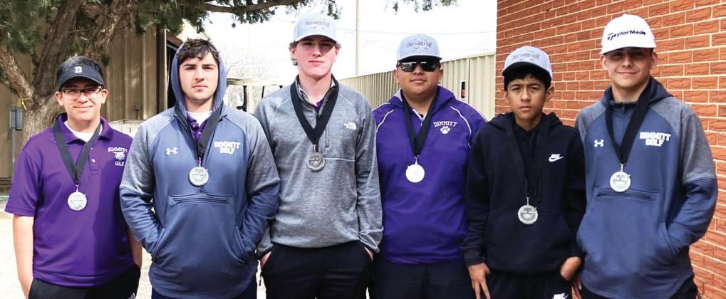 Muleshoe Golf Tournament – DHS boys – second place team. Blake Howell, second place.