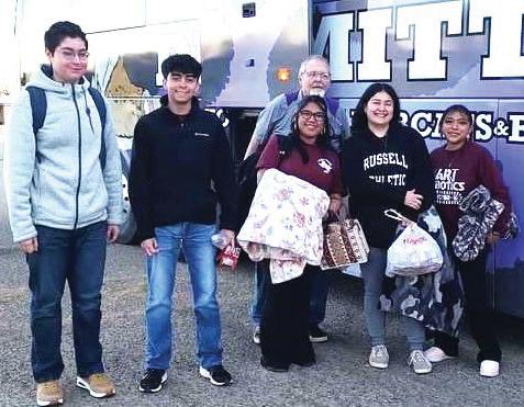 The Hart Robotics Team headed off to the state competition last Wednesday. Members of the team were Rito Rodriguez, Diego Longoria, Carolina Flores, Leslie Dominguez, America Flores and Coach Don Bell.
