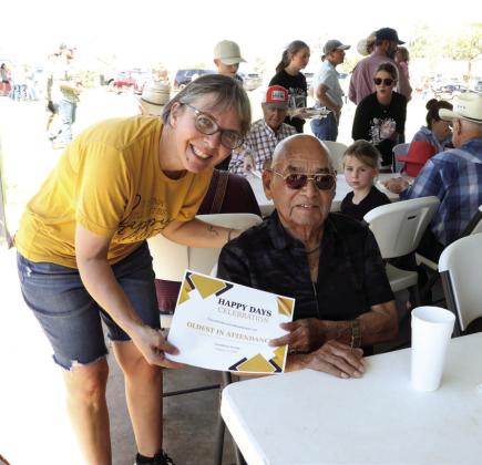 Oldest in Attendance - Robert Musquiz - 90