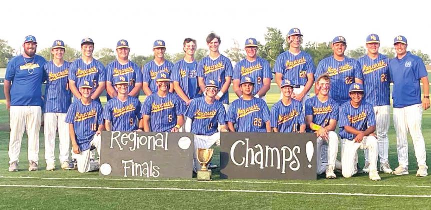 The Nazareth Swifts baseball team have played their way to the state tournament in Round Rock on June 8. The team is coached by Tyler Goodwin.